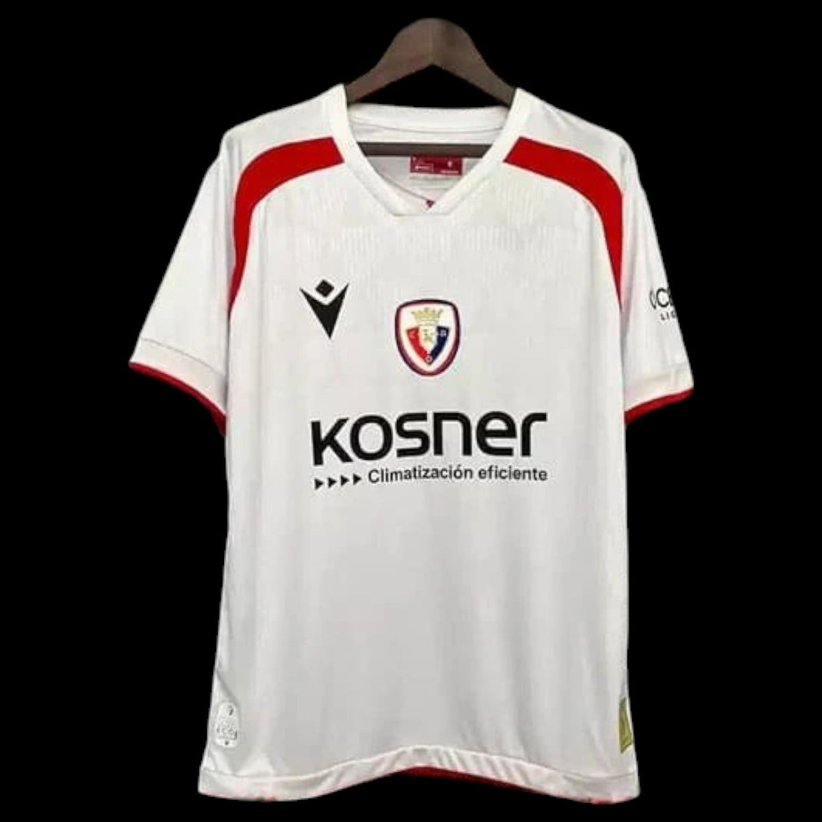 Maillot Osasuna 25/26 version fan — vue face
