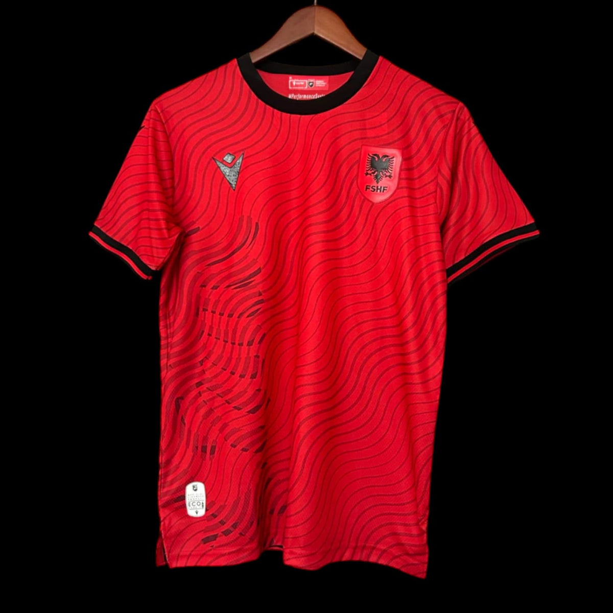 Maillot Albanie 26/27 version fan — vue face