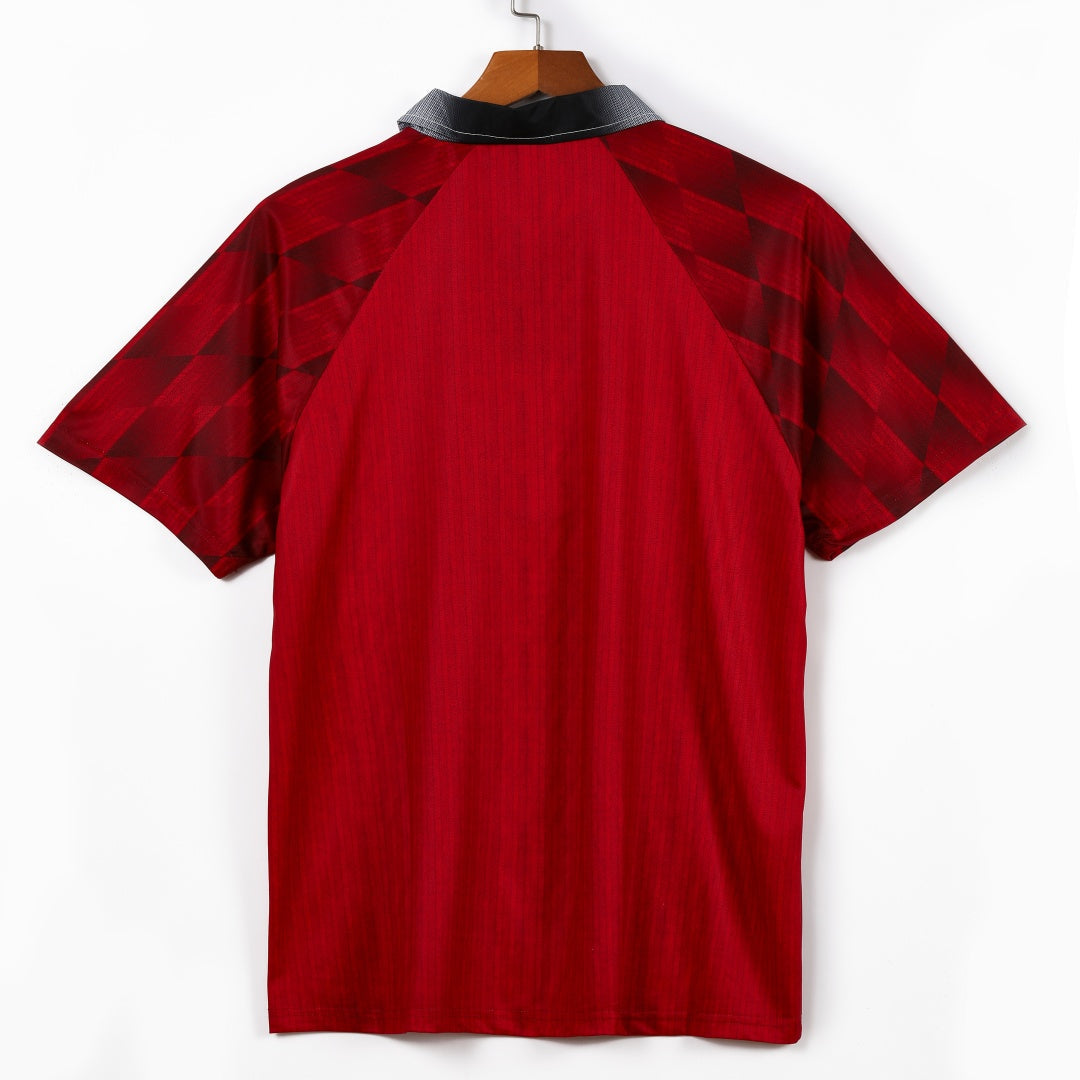 Maillot Manchester United 1996 version fan — vue dos
