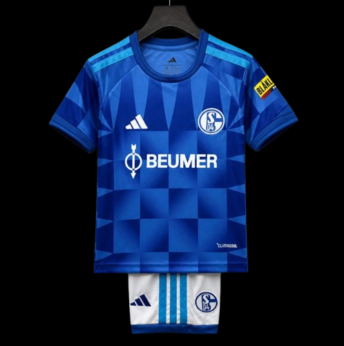 Maillot enfant Schalke 26/27 version fan — vue face