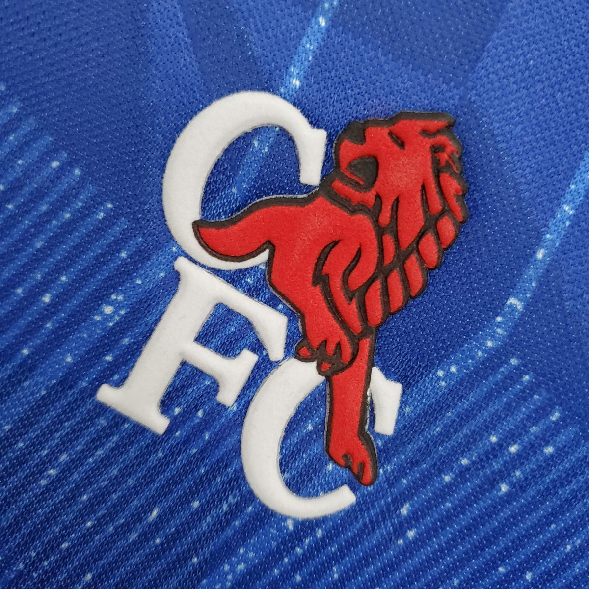 Maillot Chelsea FC 89/91 version fan — vue detail