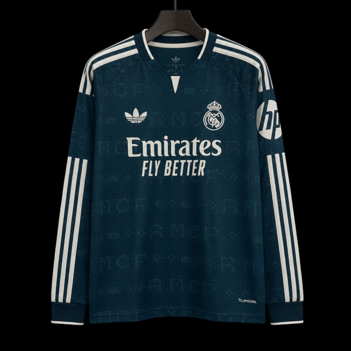 Maillot manches longues Real Madrid 26/27 version fan — vue face