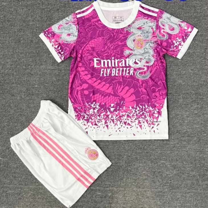 Ensemble enfant Real Madrid 25/26 version fan — vue face