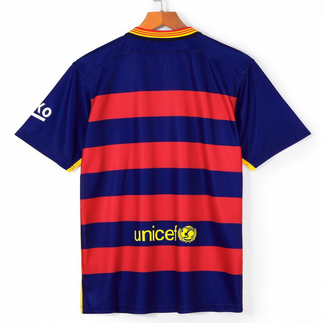 Maillot FC Barcelone 15/16 version fan — vue dos
