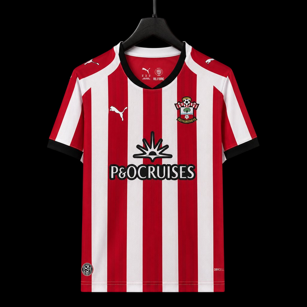 Maillot Southampton 26/27 version fan — vue face