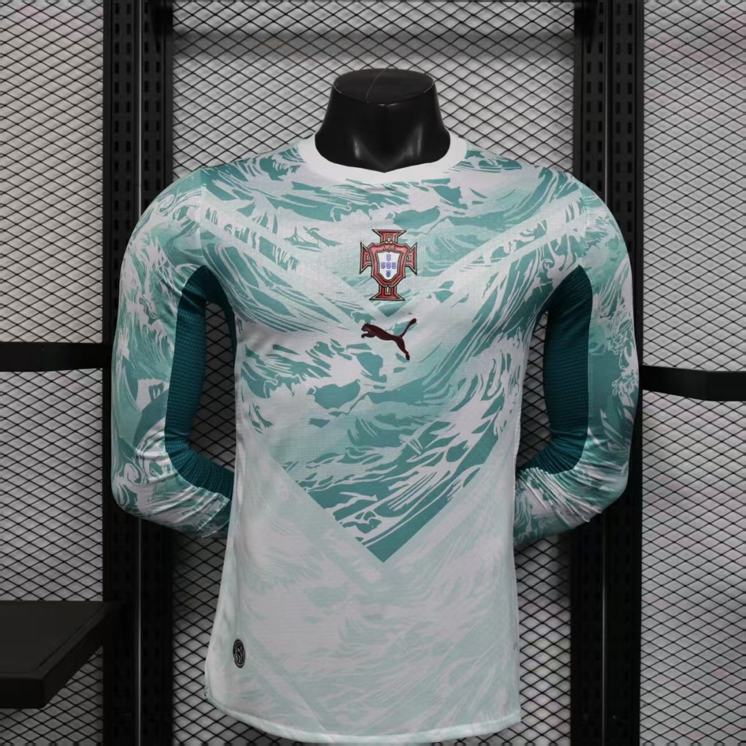 Maillot manches longues Portugal 25/26 version joueur — vue face