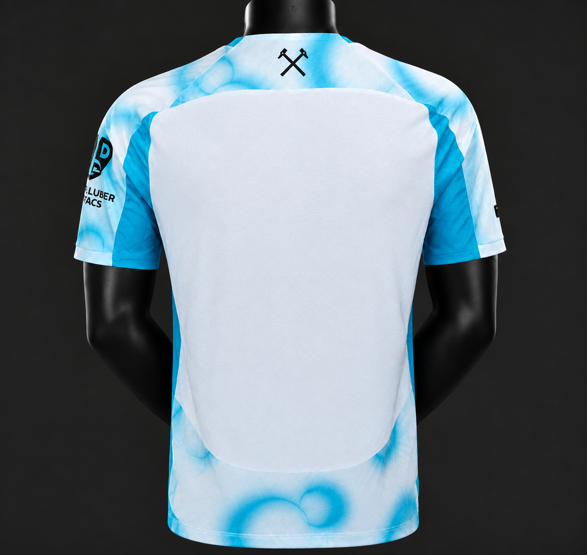 Maillot West Ham 26/27 version joueur — vue dos