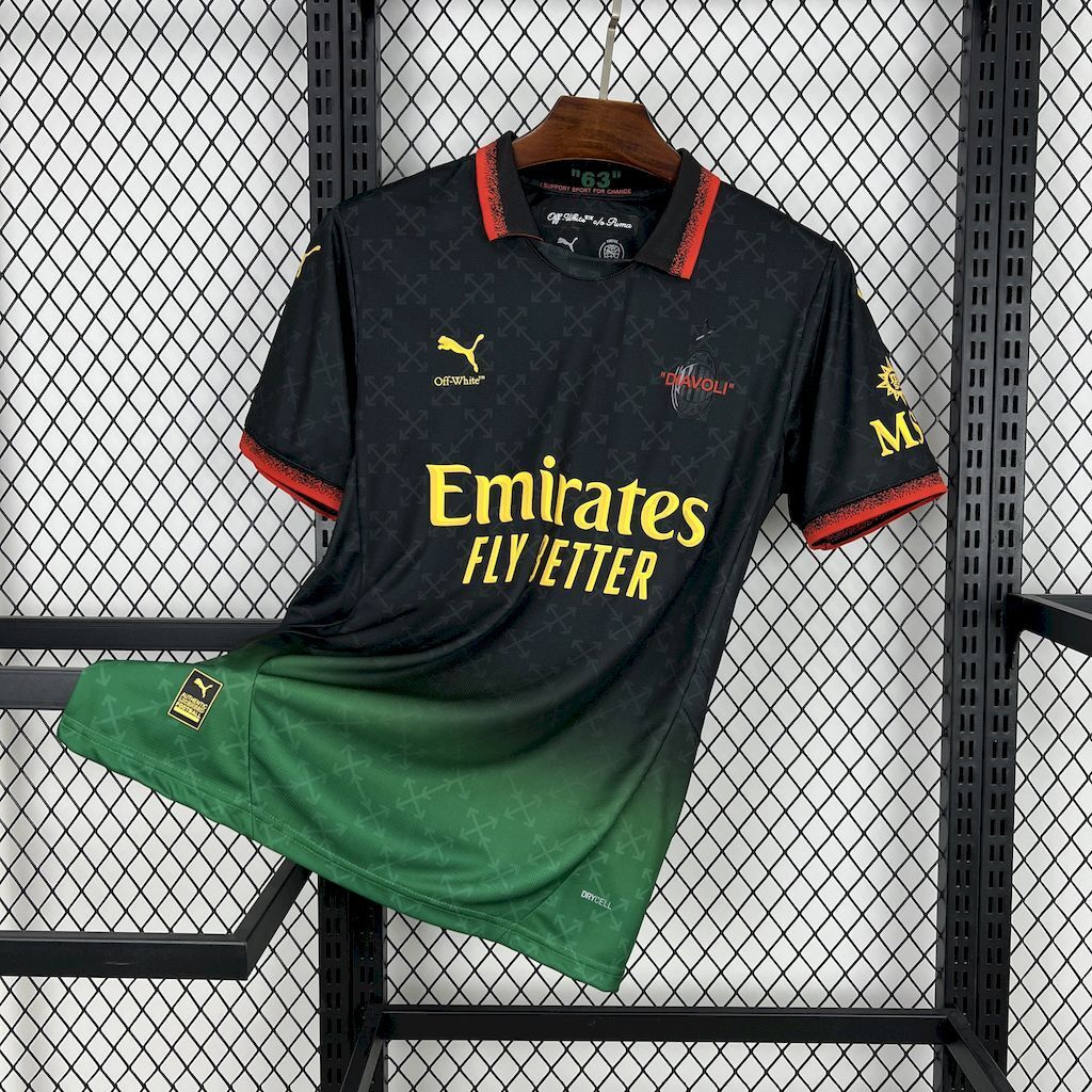Maillot Milan AC 25/26 version fan — vue face
