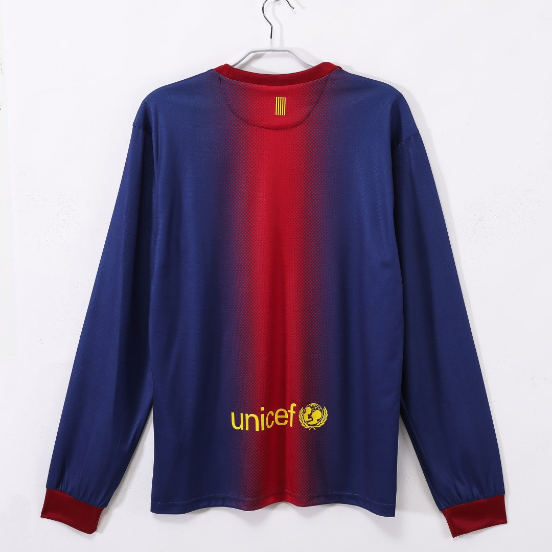 Maillot manches longues FC Barcelone 12/13 version fan — vue dos