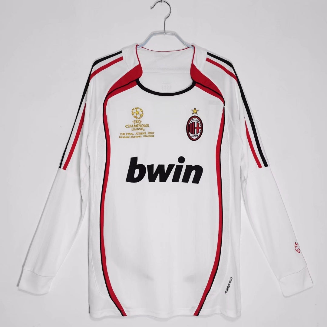 Maillot manches longues Milan AC 06/07 version fan — vue face