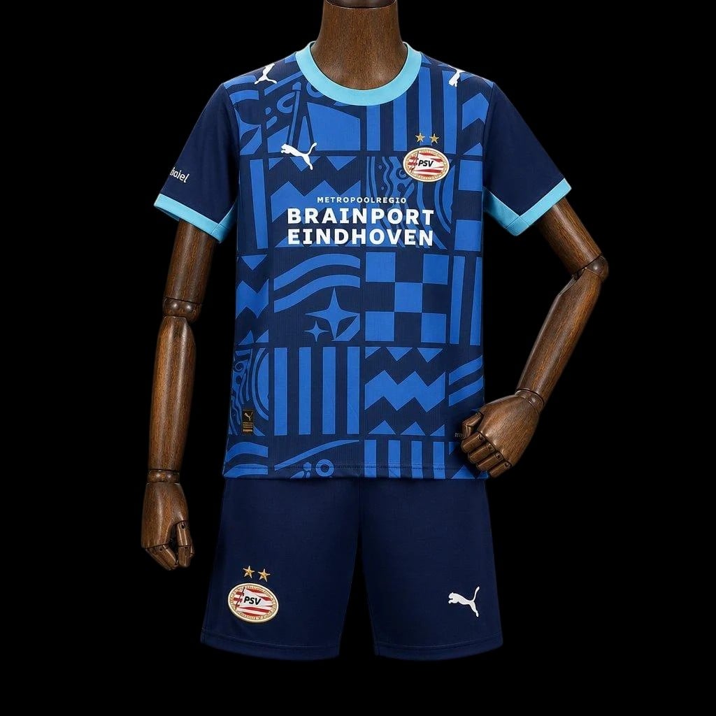 Maillot enfant PSV Eindhoven 26/27 version fan — vue face