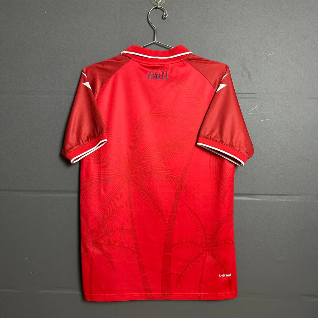 Maillot Haiti 2026 version fan — vue dos