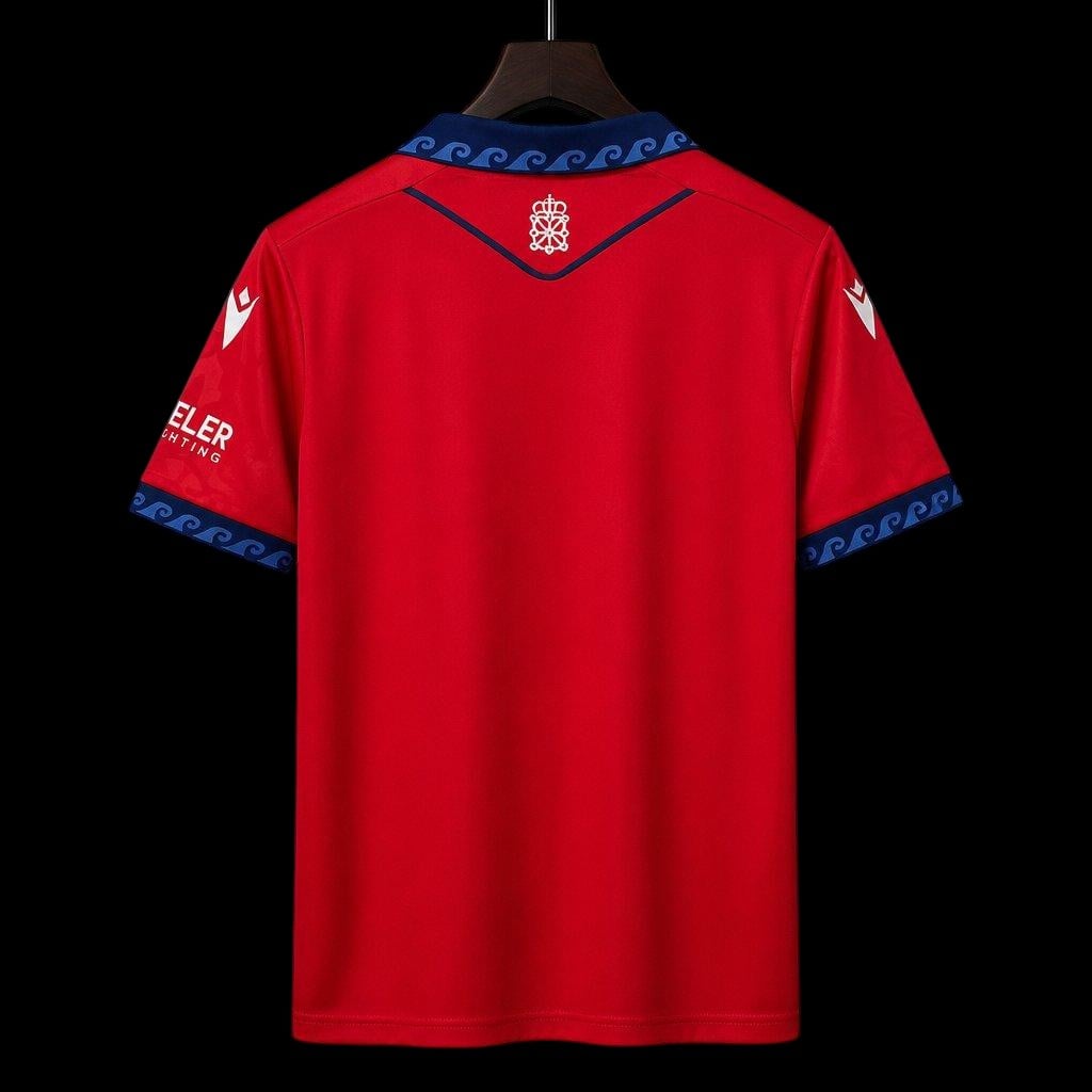 Maillot Osasuna 26/27 version fan — vue dos