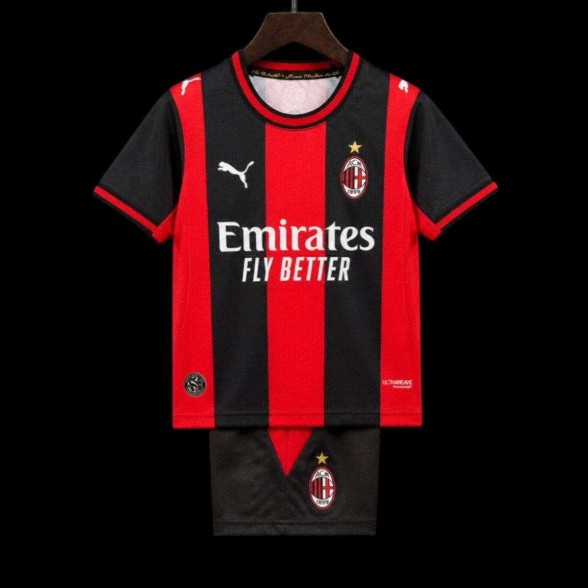 Maillot enfant Milan AC 26/27 version fan — vue face