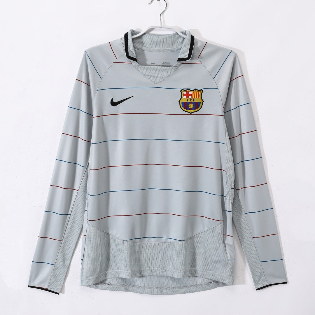 Maillot manches longues FC Barcelone 03/04 version fan — vue face