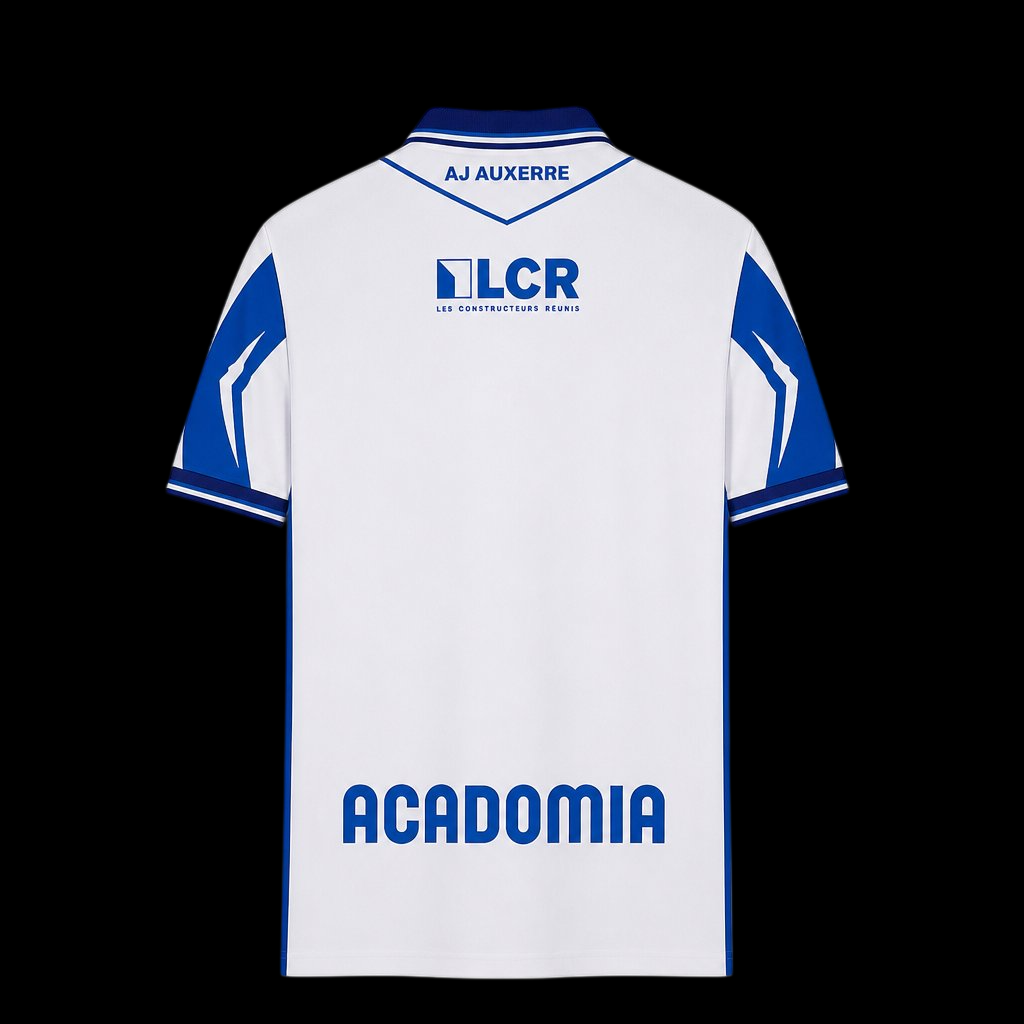 Maillot Auxerre 26/27 version fan — vue dos
