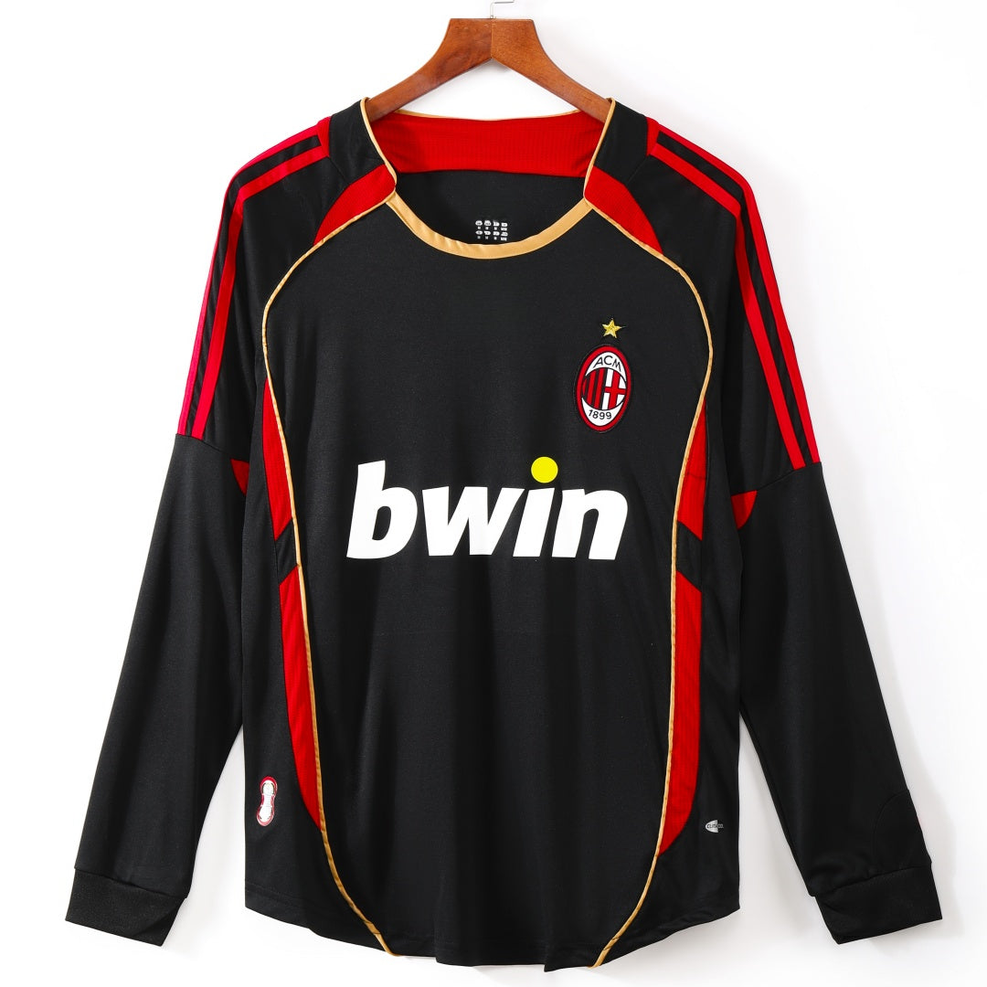 Maillot manches longues Milan AC 06/07 version fan — vue face