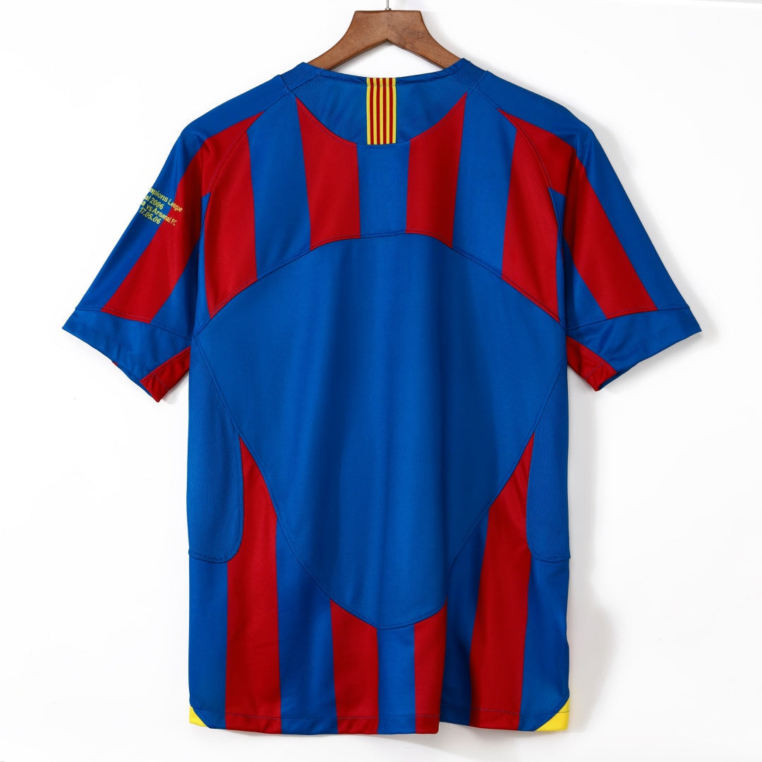 Maillot FC Barcelone 05/06 version fan — vue dos