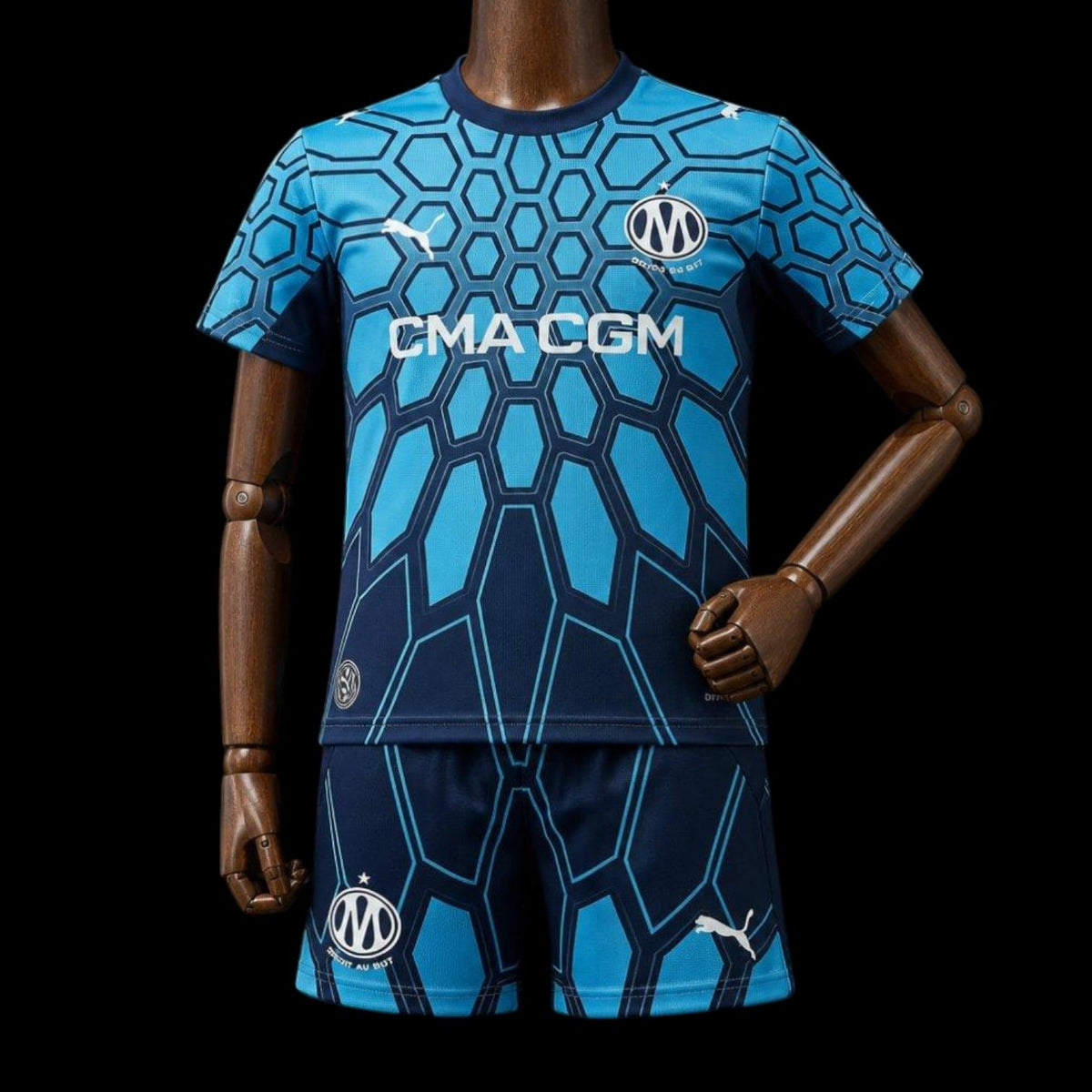 Maillot enfant Olympique de Marseille 26/27 version fan — vue face