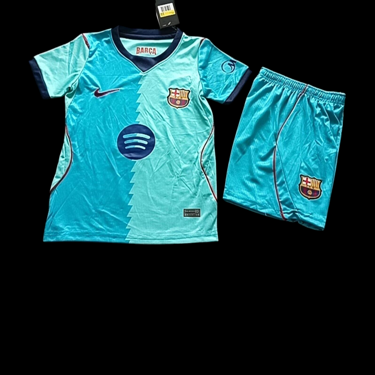 Maillot enfant FC Barcelone 26/27 version fan — vue face