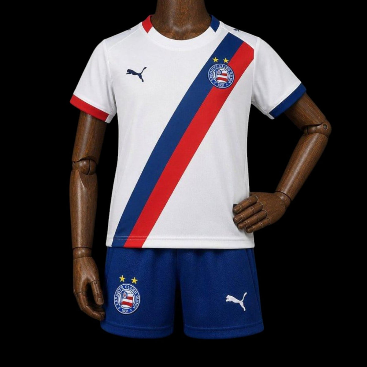 Maillot enfant Bahia 26/27 version fan — vue face