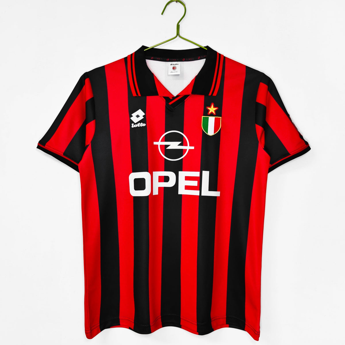Maillot Milan AC 1996 version fan — vue face