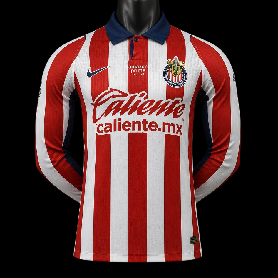 Maillot manches longues Chivas 26/27 version joueur — vue face