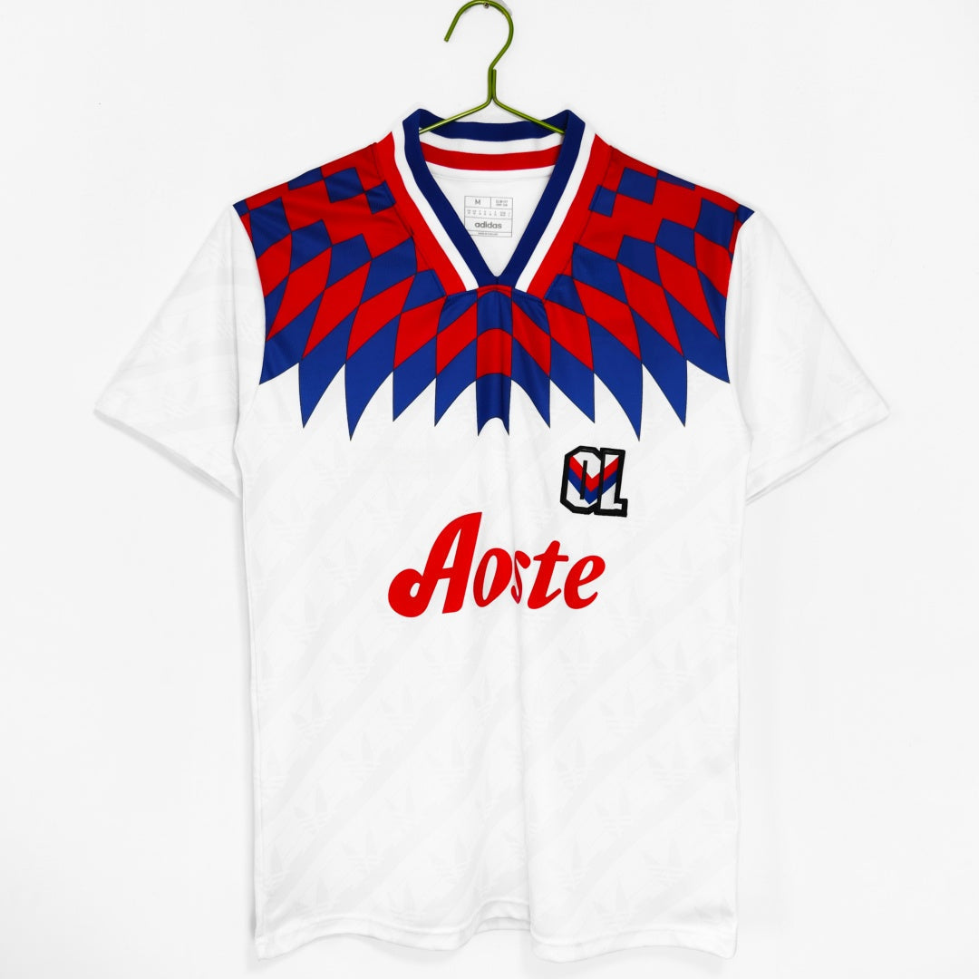 Maillot Olympique Lyonnais 1995 version fan — vue face