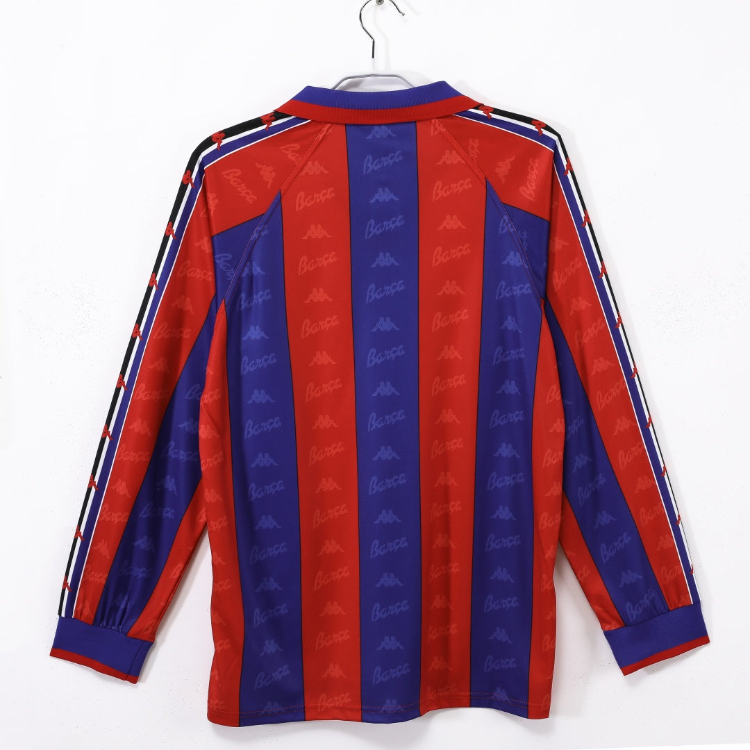 Maillot manches longues FC Barcelone 1995 version fan — vue dos