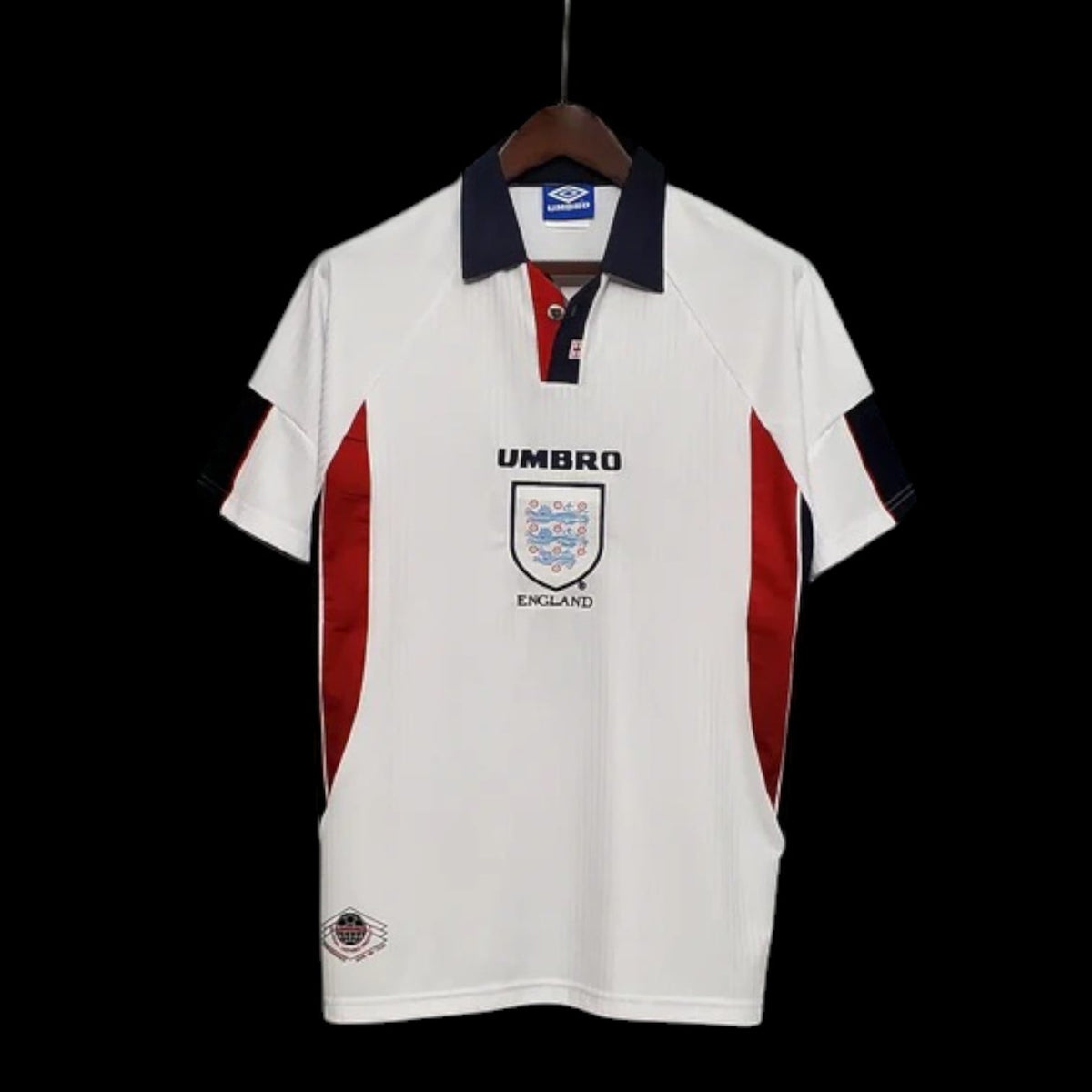 Maillot Angleterre 1998 version fan — vue face
