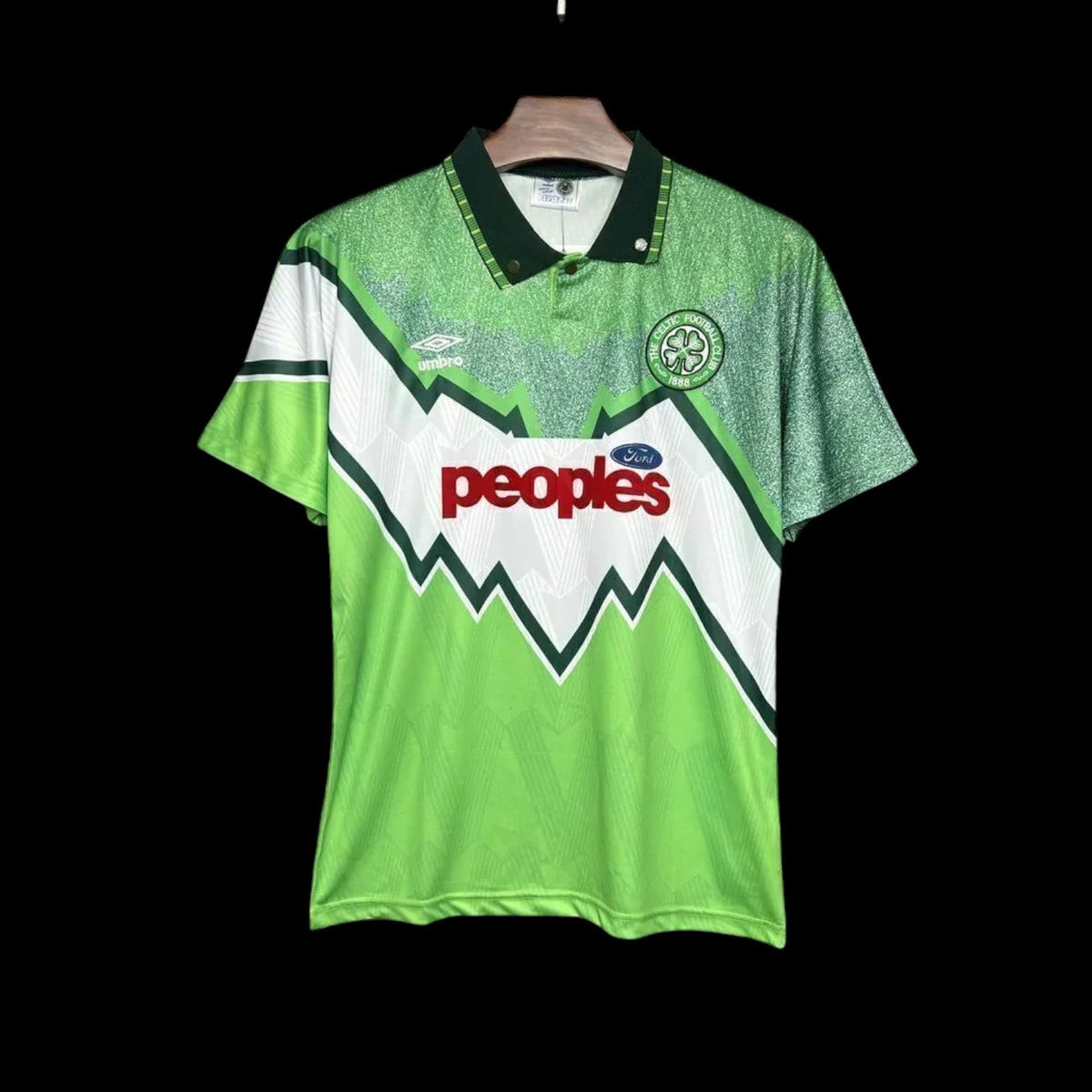 Maillot Celtic Glasgow 91/92 version fan — vue face