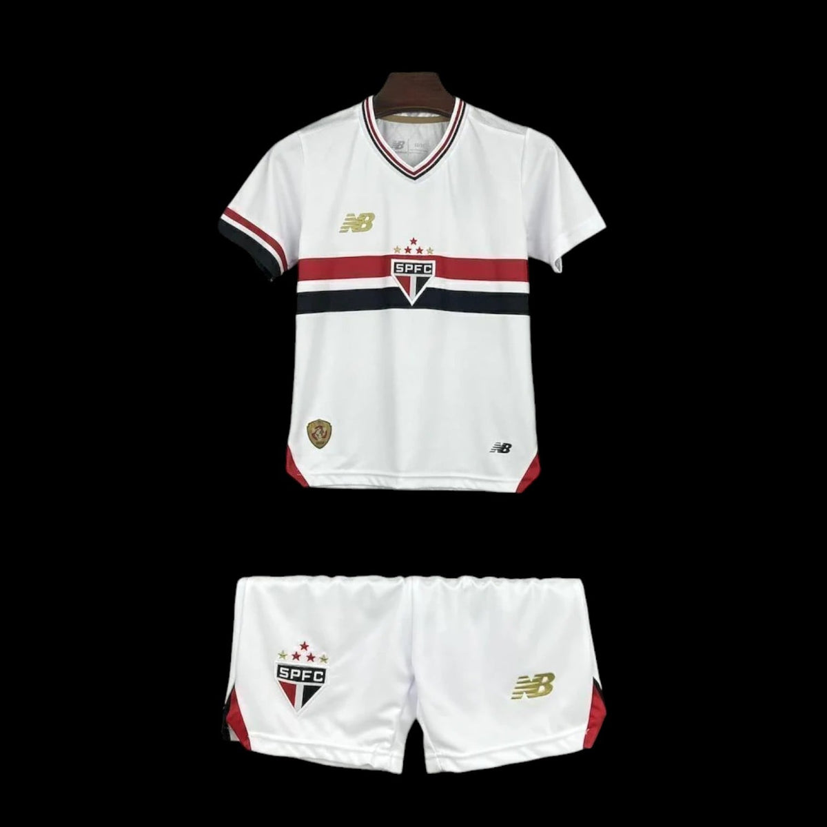 Maillot enfant Sao Paulo 25/26 version fan — vue face
