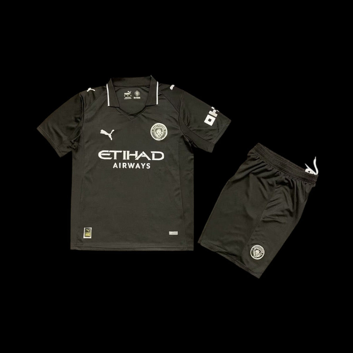 Maillot enfant Manchester City 25/26 version fan — vue face