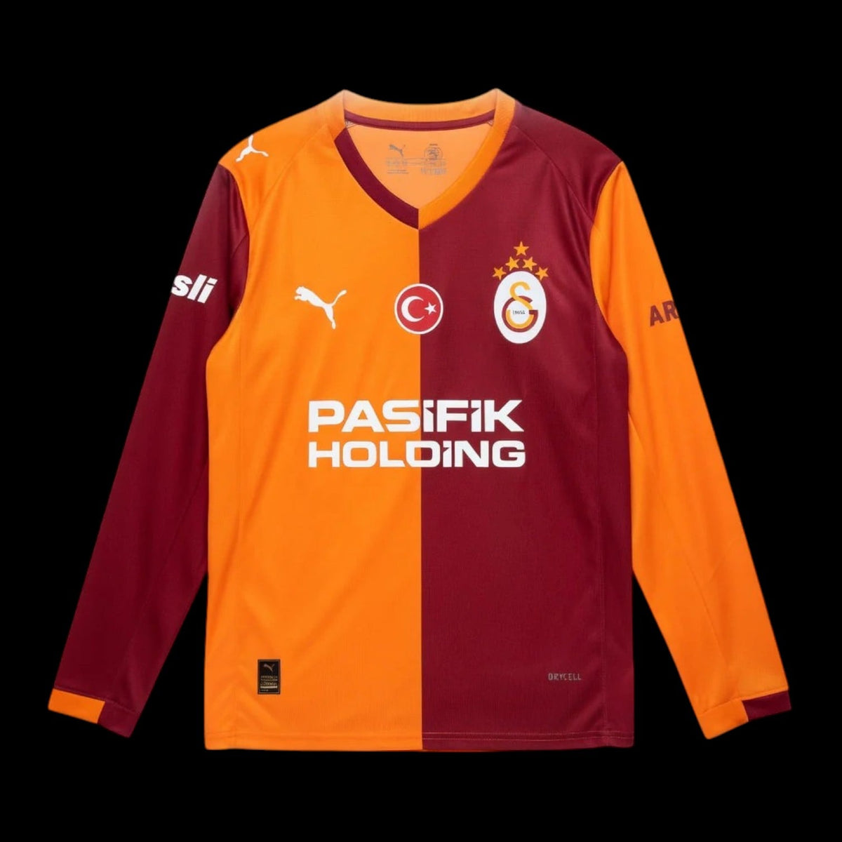 Maillot manches longues Galatasaray 25/26 version fan — vue face