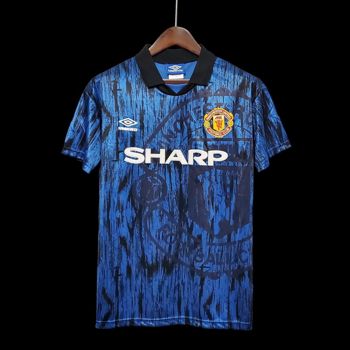 Maillot Manchester United 92/93 version fan — vue face