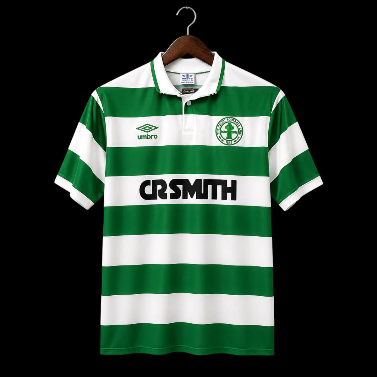 Maillot Celtic Glasgow 87/89 version fan — vue face