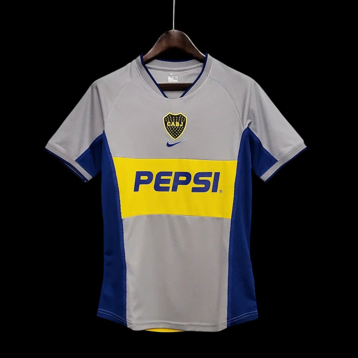 Maillot Boca Junior 2002 version fan — vue face