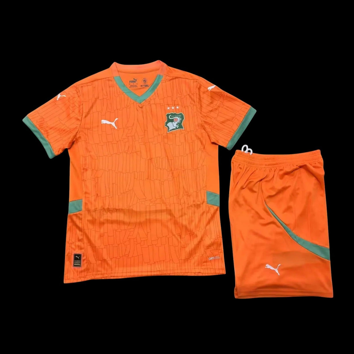 Maillot enfant Côte d'Ivoire 26/27 version fan — vue face