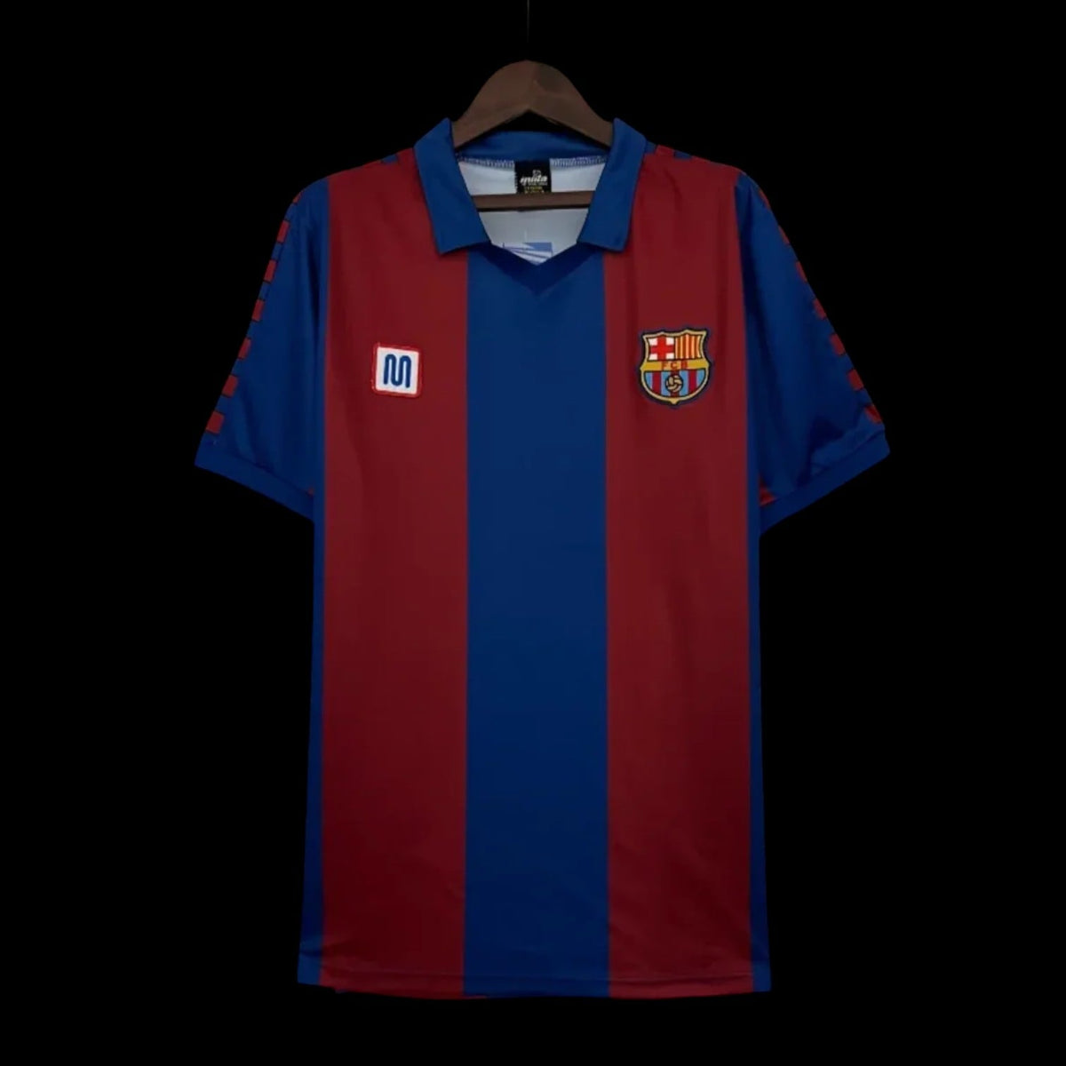 Maillot FC Barcelone 80/82 version fan — vue face