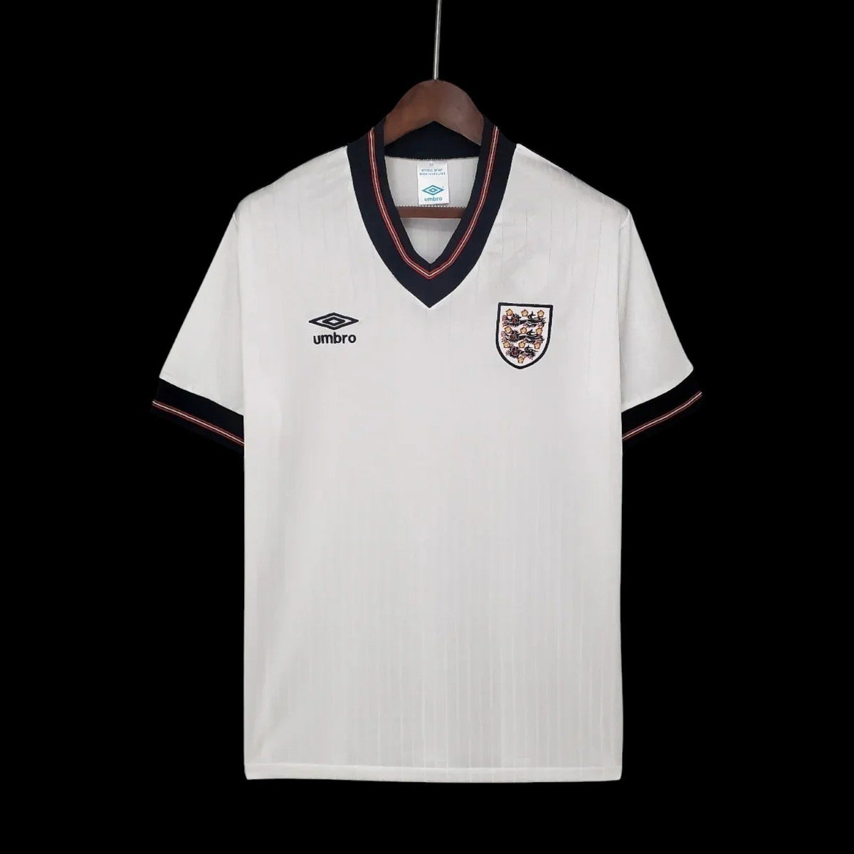 Maillot Angleterre 84/87 version fan — vue face
