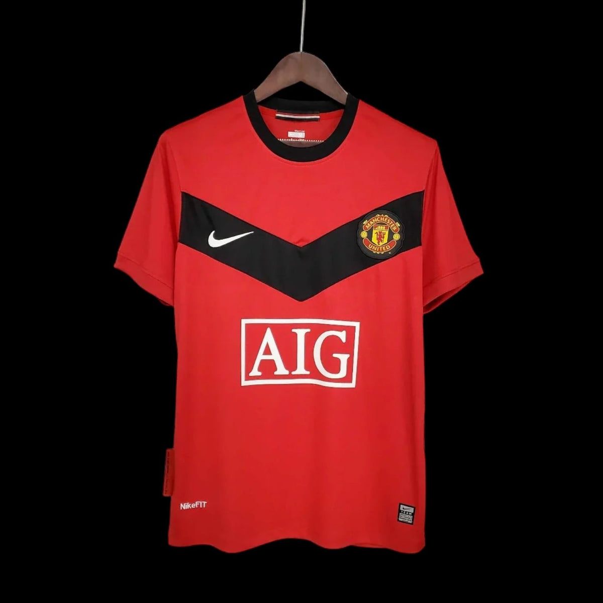 Maillot Manchester United 09/10 version fan — vue face