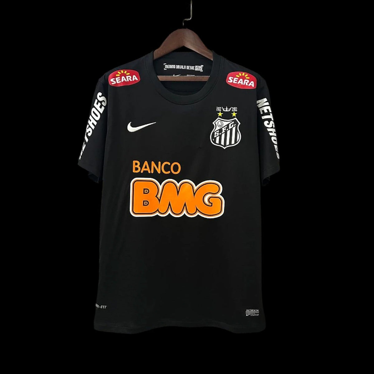 Maillot Santos 11/12 version fan — vue face