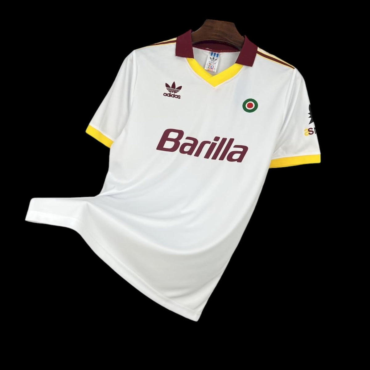 Maillot AS Roma 91/92 version fan — vue face