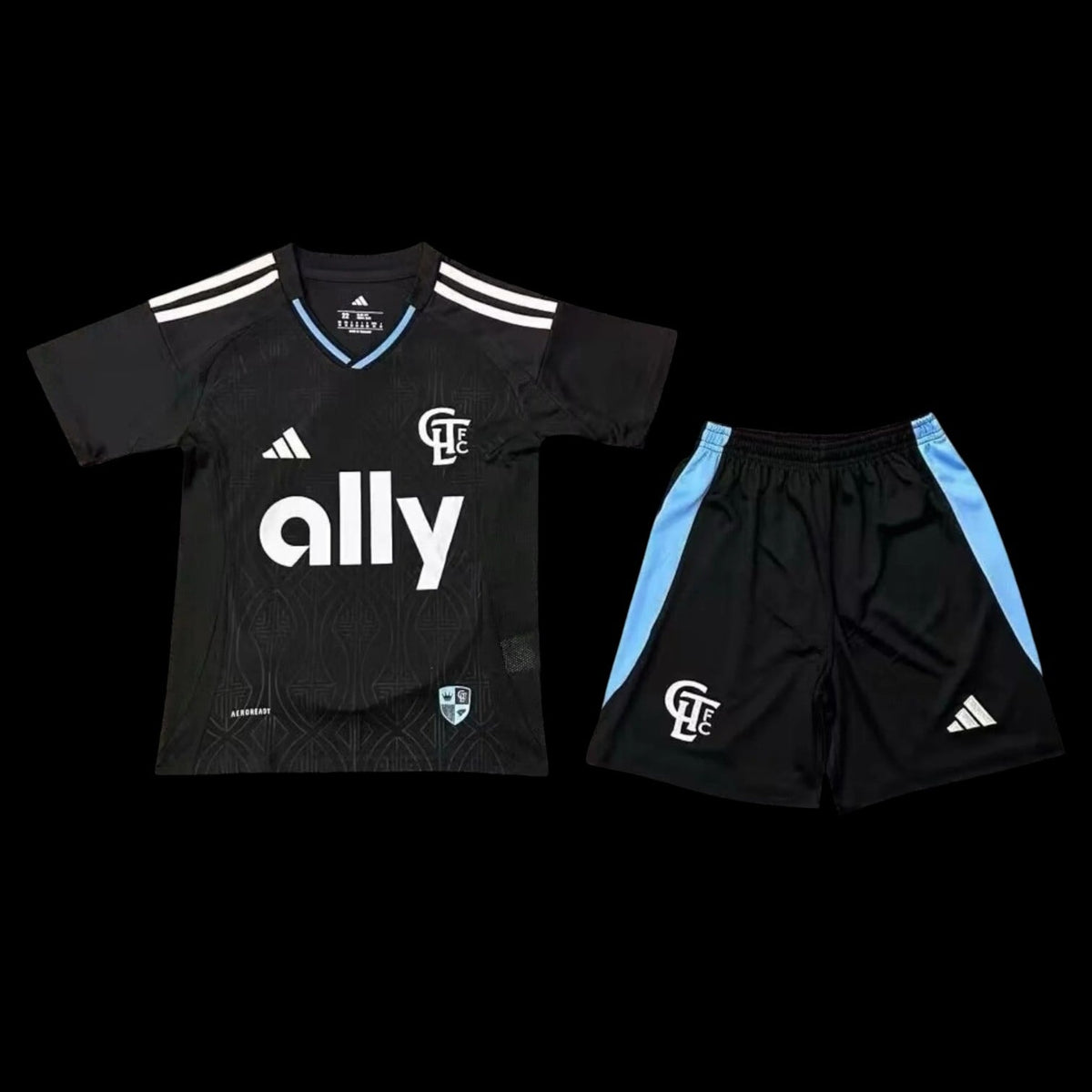 Maillot enfant Charlotte FC 25/26 version fan — vue face
