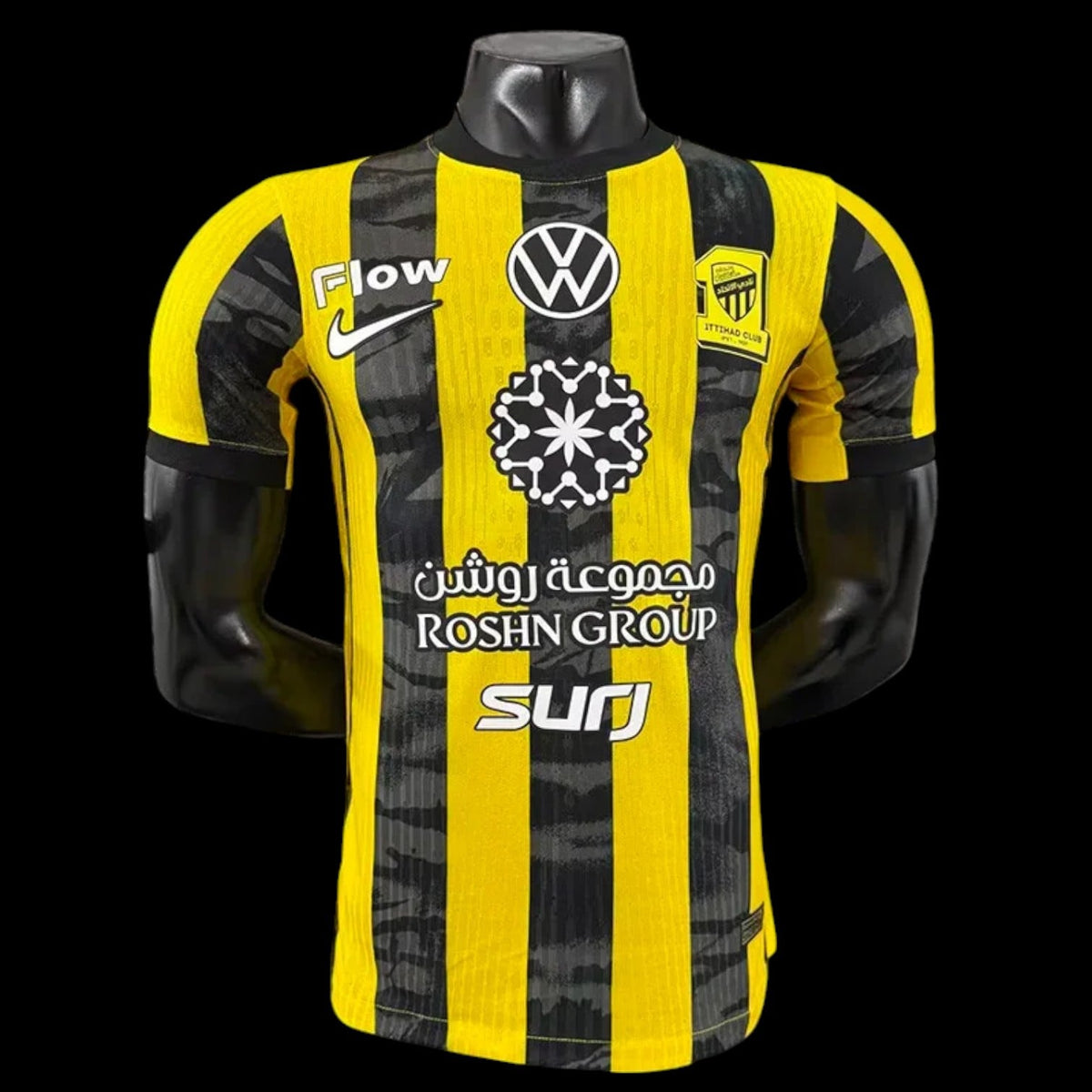 Maillot Al Ittihad 25/26 version joueur — vue face