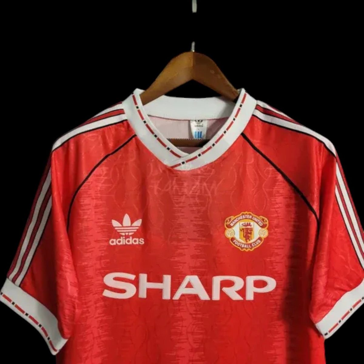Maillot Manchester United 90/92 version fan — vue dos
