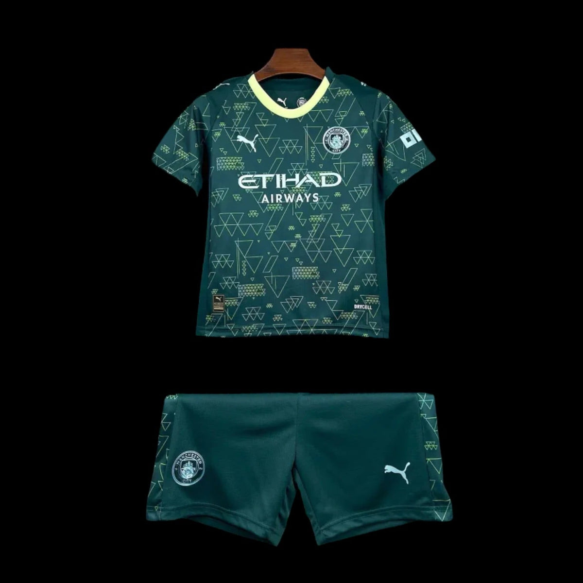 Maillot enfant Manchester City 25/26 version fan — vue face