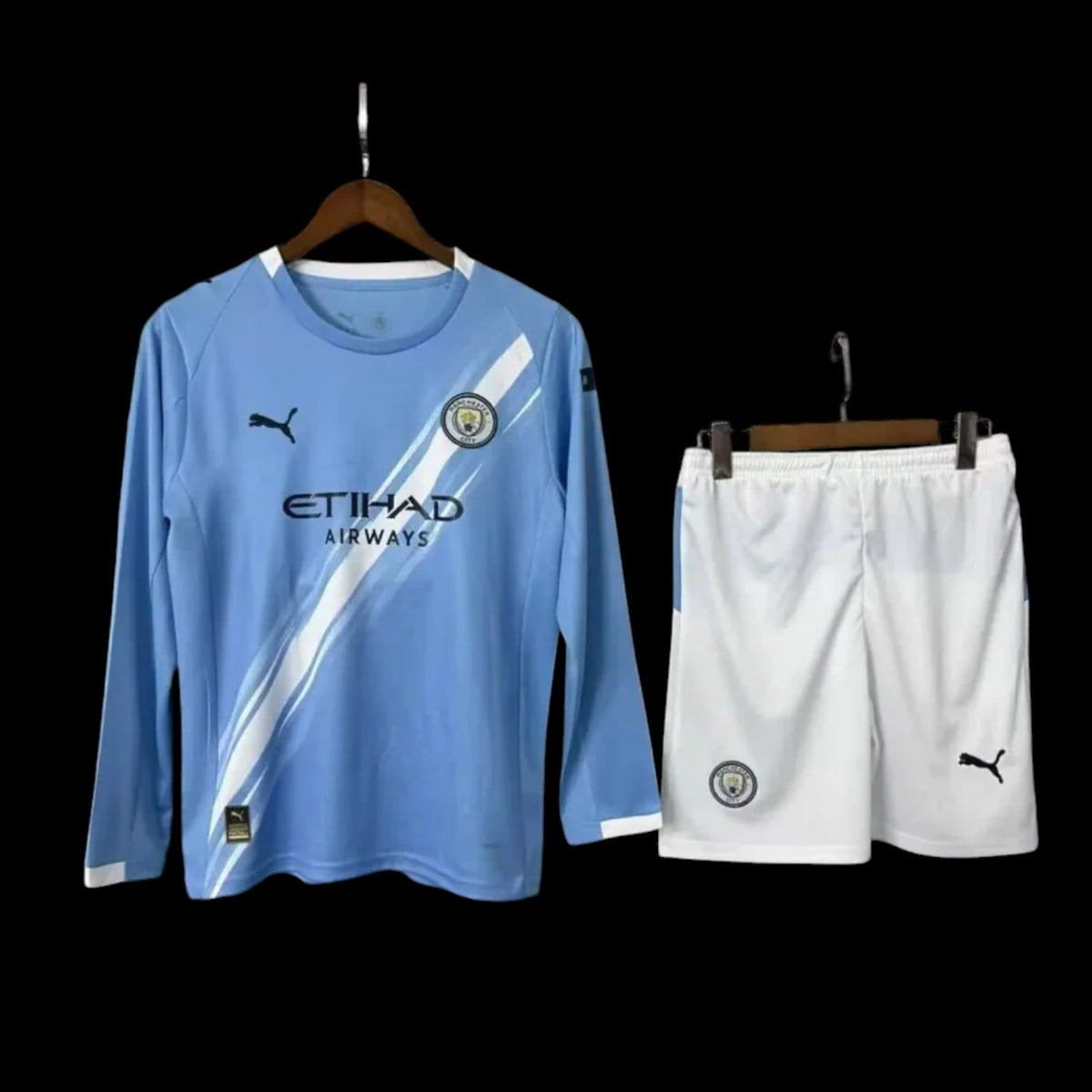 Maillot enfant Manchester City 25/26 version fan — vue face