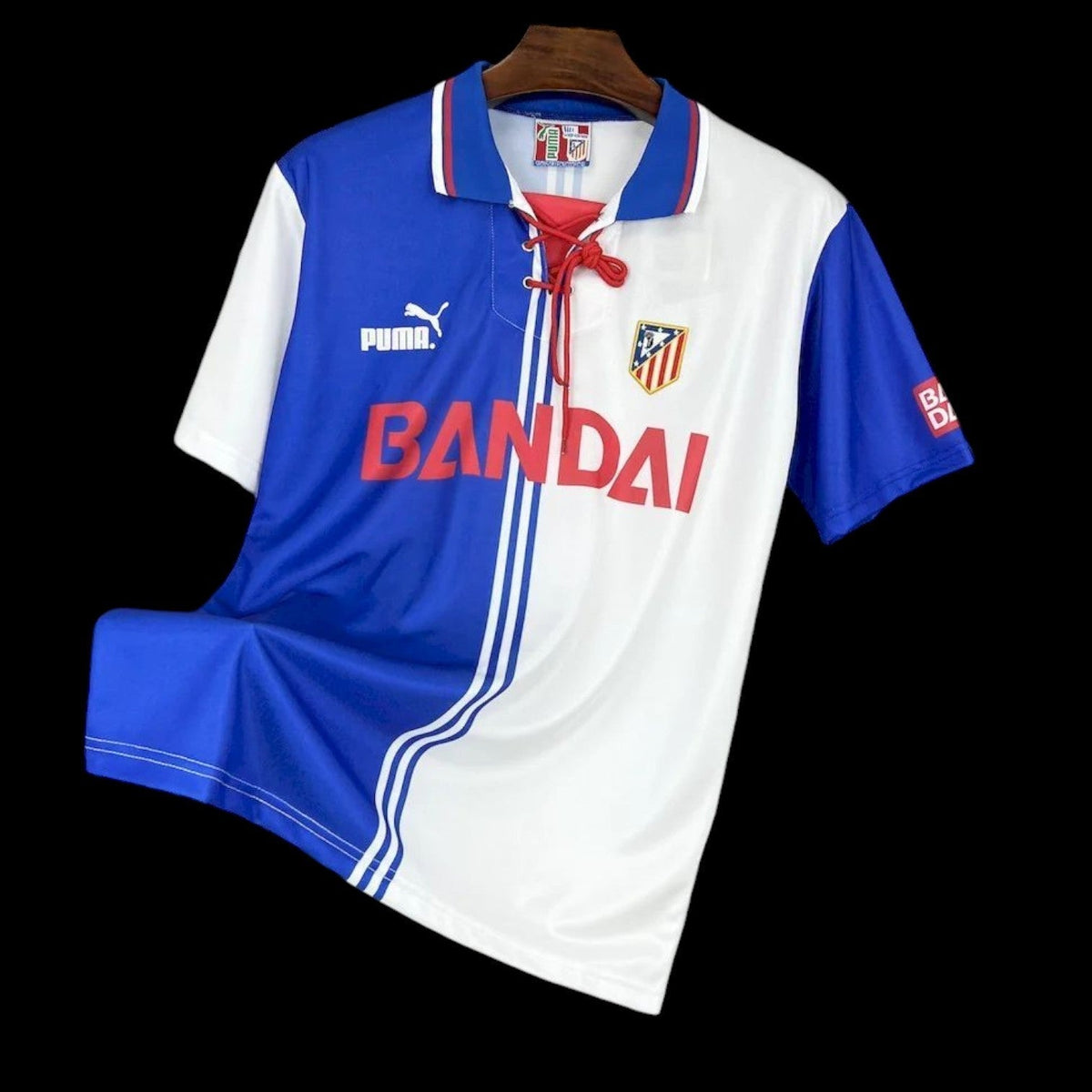 Maillot Atlético Madrid 1996 version fan — vue face