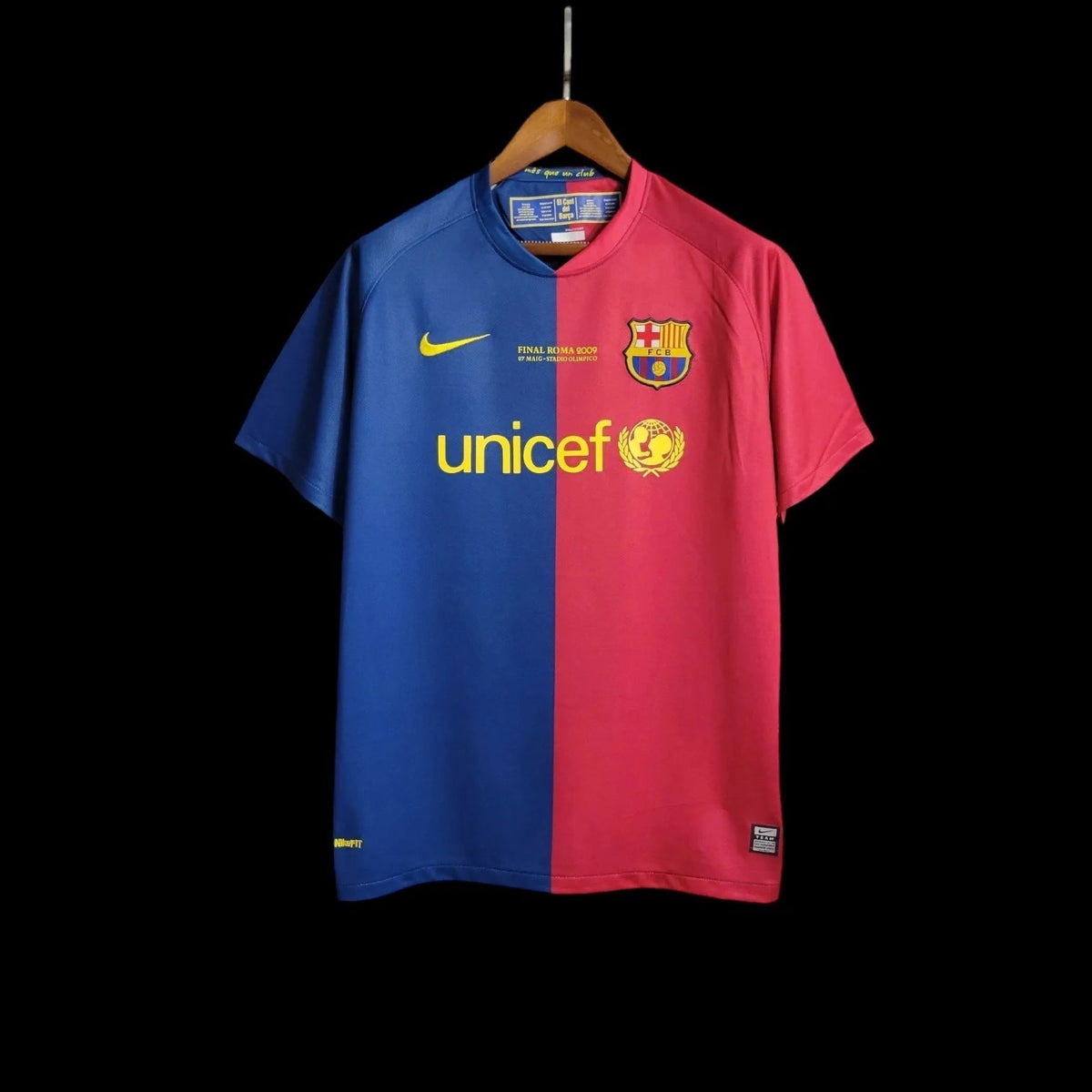 Maillot FC Barcelone 08/09 version fan — vue face